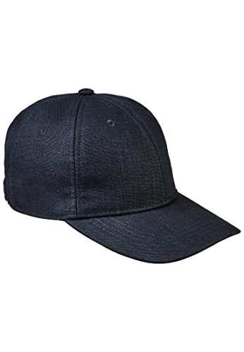 camel active Herren Sixpannel-Cap aus Leinen Dunkelblau Menswear-OS von camel active