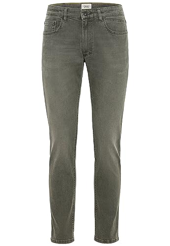 camel active Herren Slim Fit 5-Pocket Jeans Grün, menswear-36/32 von camel active