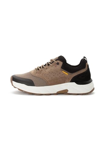 camel active Herren Sneaker aus Nubukleder und Textil Braun, menswear-47 von camel active
