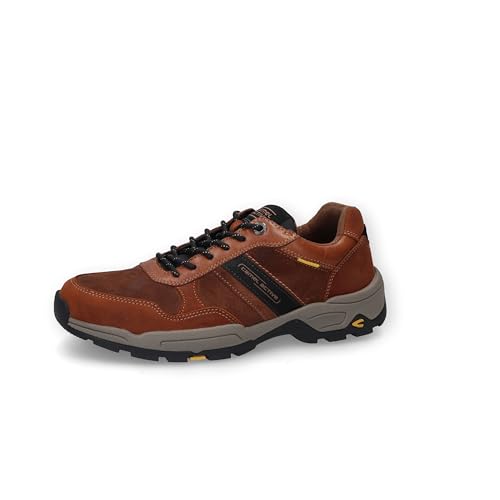 camel active Herren Sneaker aus echtem Rindsleder Hellbraun, menswear-41 von camel active