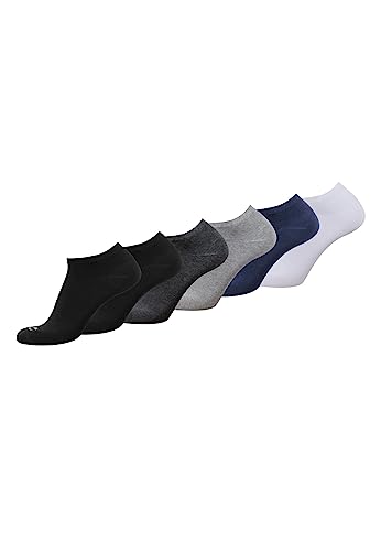 camel active Herren und Damen Sneakersocken 6er-Pack, Unisex - bequeme Laufsocken, schuhfreundliche Füsslinge - ideale Socken für Sneaker und Schuhe Mehrfarbig menswear-47-50 von camel active