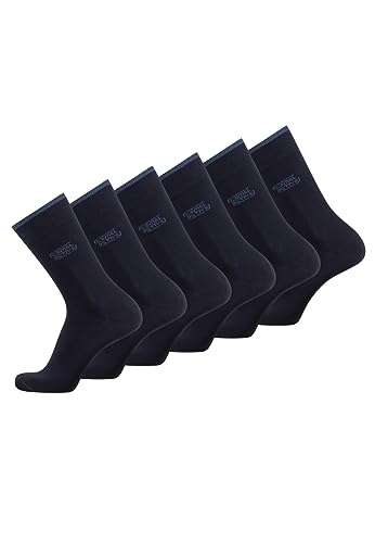 camel active Herren Socken 6er-Pack - Schwarz, Grau, Blau - hochwertige Strümpfe aus biologischer Baumwolle für Freizeit, Arbeit und Sport - passend für alle Schuhe Navy menswear-47-50 von camel active