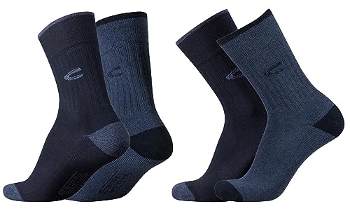 camel active Herren Sportsocke 4er Pack mit Plüschsohle dark navy, Farben:ind/nav, SockSizes:39-42 von camel active