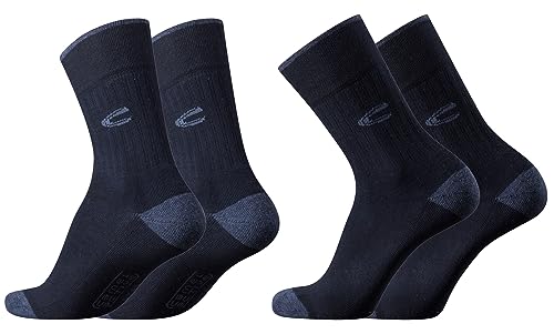 camel active Herren Sportsocke 4er Pack mit Plüschsohle dark navy, Farben:navy, SockSizes:39-42 von camel active