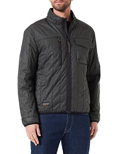 camel active Herren Stepp-Blouson mit Stehkragen Dunkelgrün, menswear-52 von camel active