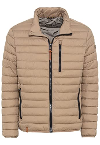 camel active Herren Leichte Steppjacke ohne Kapuze Blouson, Beige, 52 von camel active