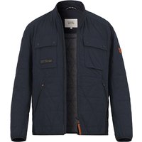 camel active Herren Steppjacke blau Mikrofaser unifarben von camel active