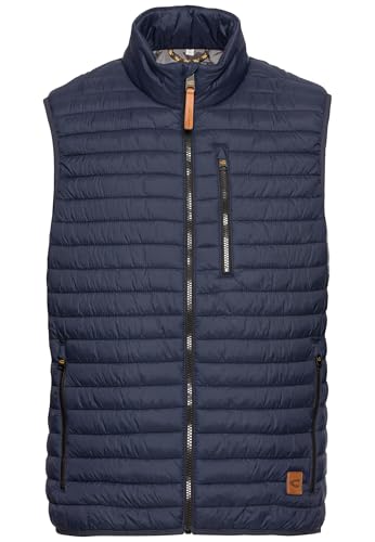 camel active Herren Steppweste aus recyceltem Polyamid Dunkelblau, menswear-54 von camel active