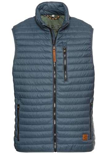 camel active Herren Steppweste aus recyceltem Polyamid Tintenblau, menswear-50 von camel active