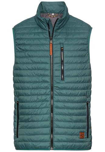 camel active Herren Steppweste – Puffer Weste | wasserabweisend & winddicht | Recycelt Dunkelgrün, menswear-54 von camel active