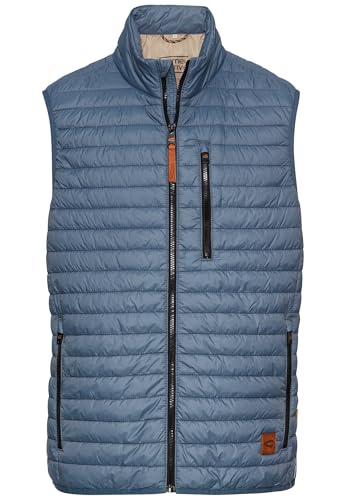 camel active Herren Steppweste – Puffer Weste | wasserabweisend & winddicht | Recycelt Elemental Blau, menswear-56 von camel active