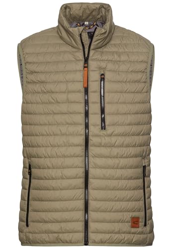 camel active Herren Steppweste – Puffer Weste | wasserabweisend & winddicht | Recycelt Grün, menswear-60 von camel active
