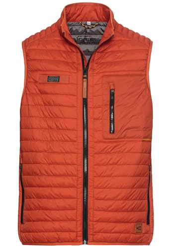camel active Herren Steppweste mit leichtem Futter Rot, menswear-50 von camel active