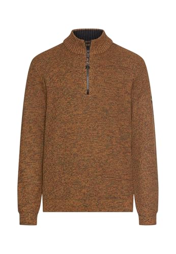 camel active Herren Strick-Troyer mit melierter Struktur Zimt, Menswear-XL von camel active