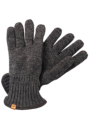 camel active Herren Strickhandschuhe mit warmen Futter Dunkelgrau, menswear-L von camel active