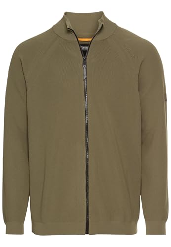 camel active Herren Strickjacke aus atmungsaktivem Polyester Dunkelgrün, menswear-3XL von camel active