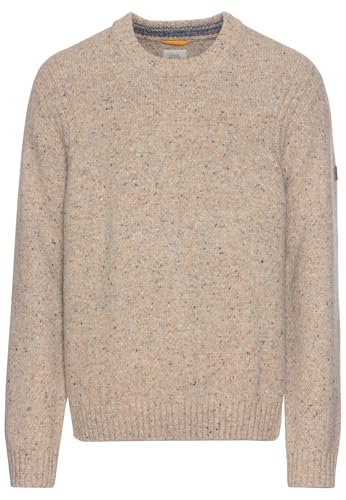 camel active Herren Strickpullover aus Merinowolle Beige, menswear-3XL von camel active