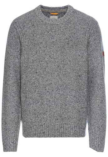 camel active Herren Strickpullover aus Merinowolle Steingrau, Menswear-XXL von camel active