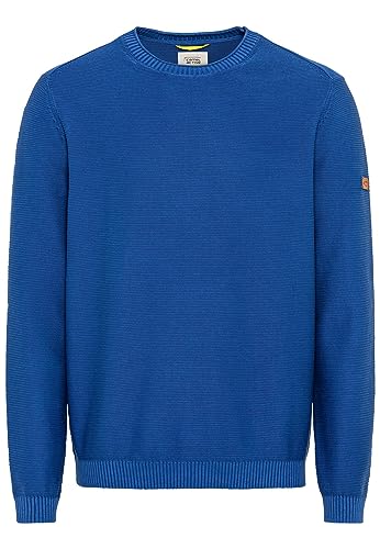 camel active Herren Strickpullover aus Organic Cotton Blau Menswear-XXL von camel active