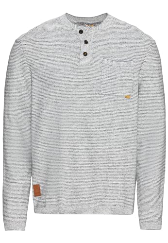 camel active Herren Strickpullover mit Henley-Kragen Grau-Blau, Menswear-XXL von camel active