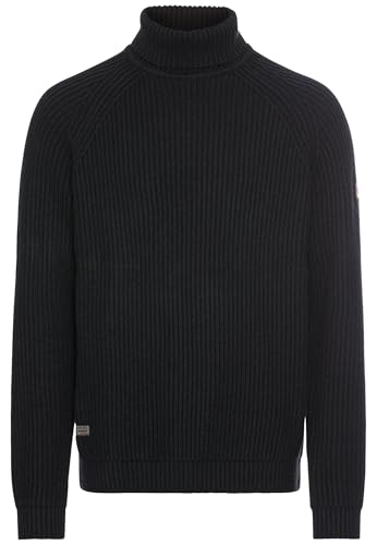 camel active Herren Strickpullover mit Rollkragen Dunkelblau, Menswear-L von camel active