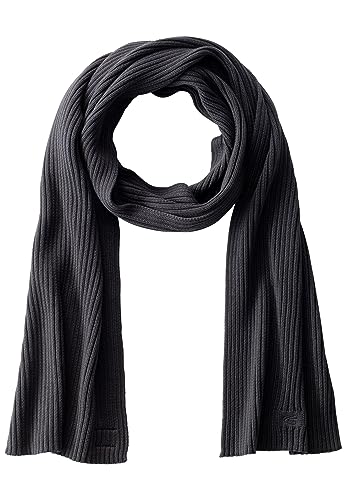 camel active Herren Strickschal aus Organic Cotton Schwarz, menswear-OS von camel active