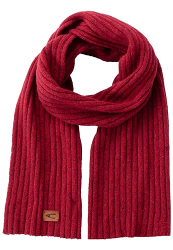 camel active Herren Strickschal mit Merinowolle Rot, menswear-OS von camel active