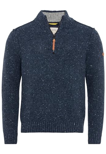 camel active Herren Stricktroyer Pullover, Night Blue, 3XL von camel active