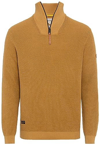 camel active Herren Stricktroyer aus Organic Cotton Beige Menswear-L von camel active