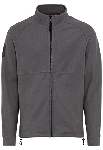 camel active Herren Sweatjacke aus Reiner Baumwolle Grau Menswear-M von camel active