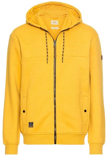 camel active Herren Sweatjacke aus einem Organic Cotton Mix Gelb Menswear-XXL von camel active