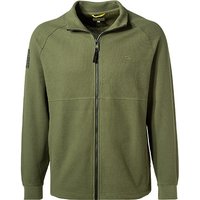 camel active Herren Sweatjacke grün Baumwolle unifarben von camel active