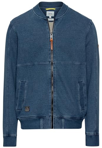 camel active Herren Sweatjacke in Denim-Optik Denim Blau Menswear-L von camel active