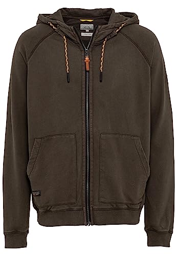 camel active Herren Sweatjacke mit Kapuze Dunkel Khaki Menswear-S von camel active