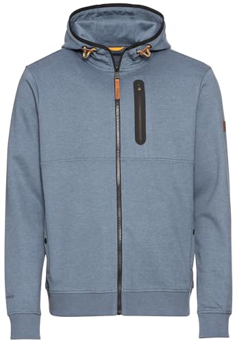 camel active Herren Sweatjacke mit Kapuze Jeans Blau menswear-3XL von camel active