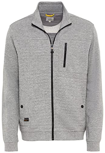 camel active Herren Sweatjacke mit Stehkragen Grau Menswear-XXL von camel active