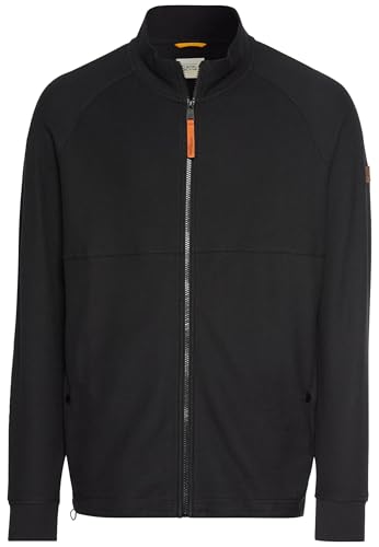 camel active Herren Sweatjacke mit Stehkragen Schwarz Menswear-XXL von camel active