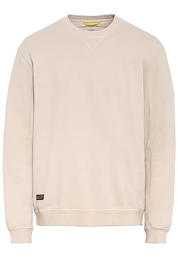 camel active Herren Sweatshirt aus Reiner Baumwolle Beige Menswear-L von camel active