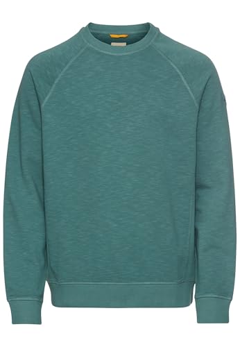 camel active Herren Sweatshirt aus Reiner Baumwolle Dunkelgrün Menswear-XXL von camel active