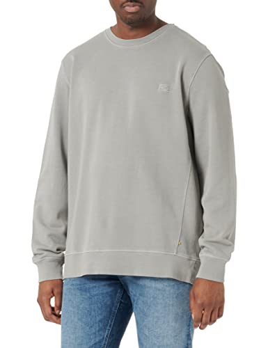 camel active Herren Sweatshirt aus Reiner Baumwolle Grau Menswear-L von camel active