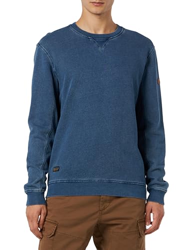 camel active Herren Sweatshirt in Jeansoptik Dunkelblau Menswear-M von camel active