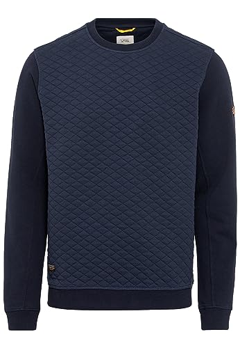 camel active Herren Sweatshirt mit Diamant Steppung Dunkelblau Menswear-M von camel active