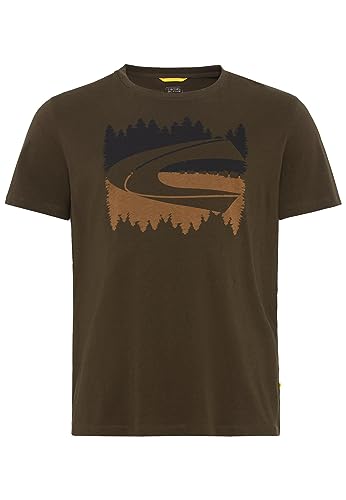 camel active Herren T-Shirt aus Organic Cotton Dunkel Khaki, menswear-4XL camel active Herren T-Shirt aus Organic Cotton Dunkel Khaki, menswear-4XL von camel active