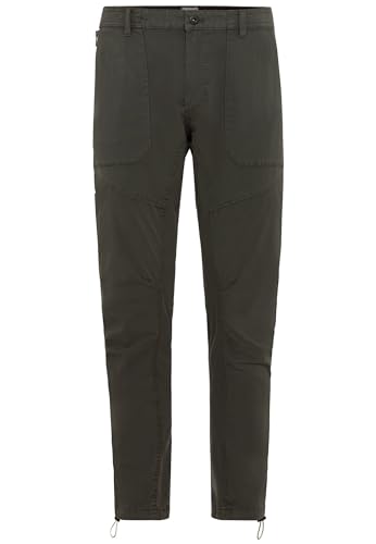 camel active Herren Tapered Fit Worker Chino Dunkelgrün, menswear-36/34 von camel active