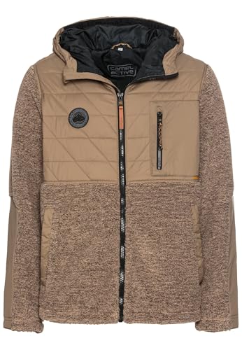 camel active Herren Teddyjacke im Materialmix Braun, menswear-48 camel active Herren Teddyjacke im Materialmix Braun, menswear-48 von camel active