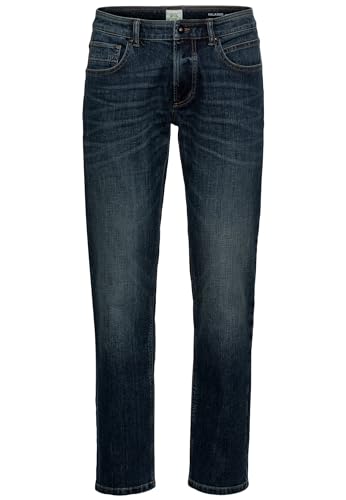 camel active Herren Woodstock Relaxed Fit-Denim mit Stretch Jeans, Mid Greencast, 35W / 34L von camel active