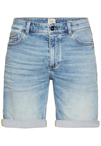 camel active Herren fleXXXactive® Jeansshorts im Regular Fit Hellblau, menswear-52IN von camel active