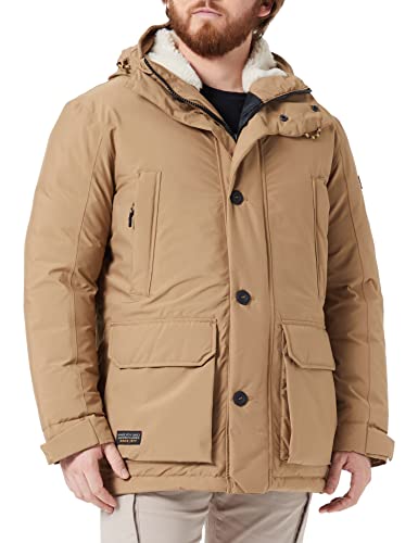 camel active Herren 420954/8E75 Jacket, Wood, 52 von camel active