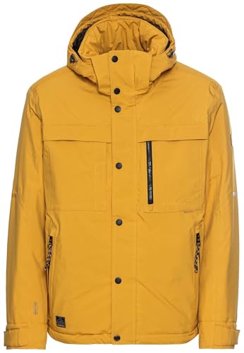 camel active Herren teXXXactive® Funktionsjacke mit Abnehmbarer Kapuze Gelb, menswear-56 von camel active