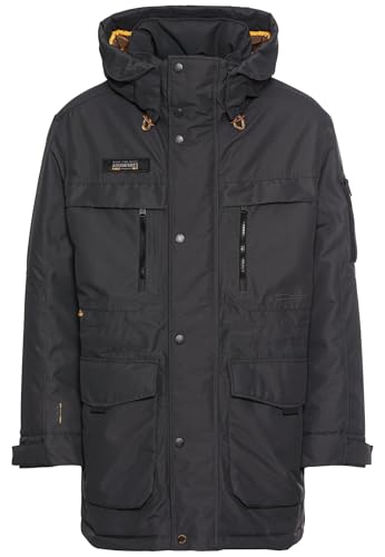 camel active Herren teXXXactive® Funktionsparka mit reflektierenden Details Graphite Gray, menswear-56 von camel active